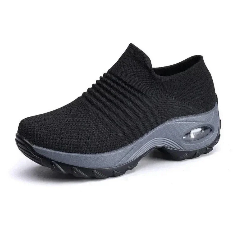 Hypersoft Comfort Air Cushion Shoes Breathable Mesh Walking Slip On Sneakers 9